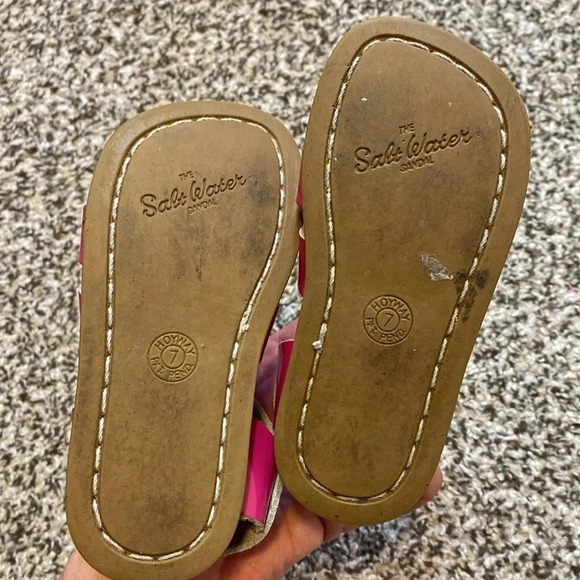 The Salt Water Sandal by Hoy Pink Patent Leather - Picture 3 of 5